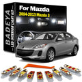 LED Interior Light Kit for Mazda 2004-2012 - Canbus Error-Free Interior Bulbs