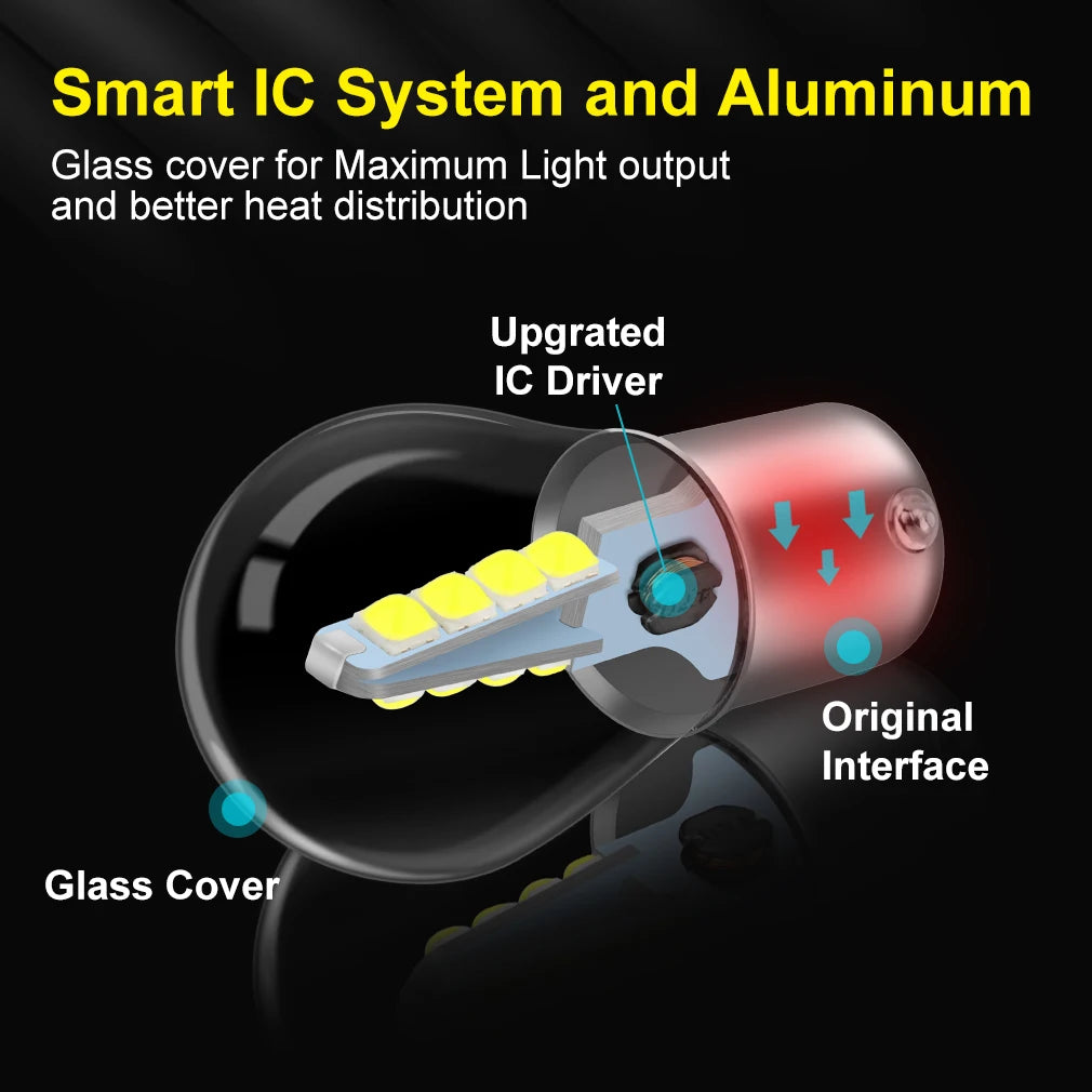 1156 BA15S Led 1157 BAY15D P21W Led Bulb P21/5W P21 5W R5W R10W Car Turn Signal Light Reve