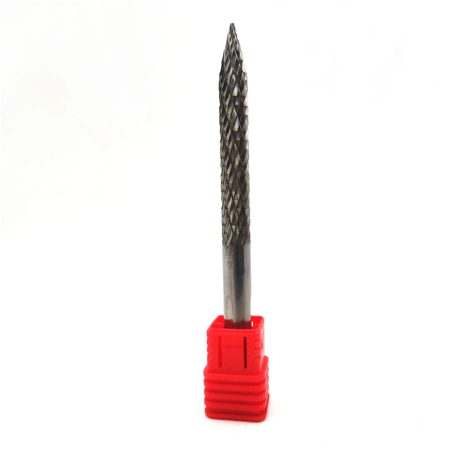8mm Carbon Steel Air Drill Bit Car Tubeless Tire Puncture Edge File Repair Tool