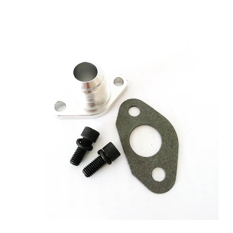 Aluminum AN12 Turbo Oil Drain Adapter Return Flange For T3 T4 T04E T04B T60 T70