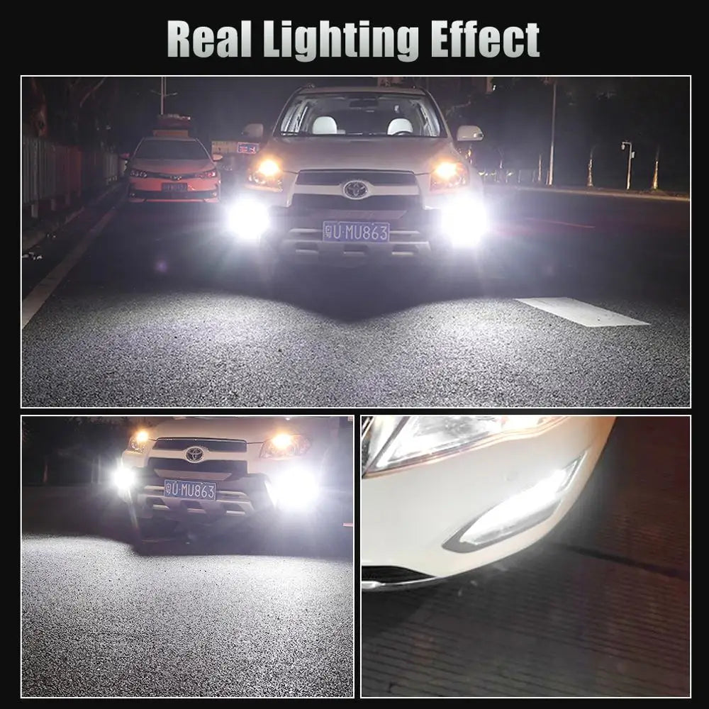 H7 Led Bulb H11 H8 9005 HB3 9006 HB4 Car Fog Lights 3030 Chips 6000K White Auto Fog Lamp S