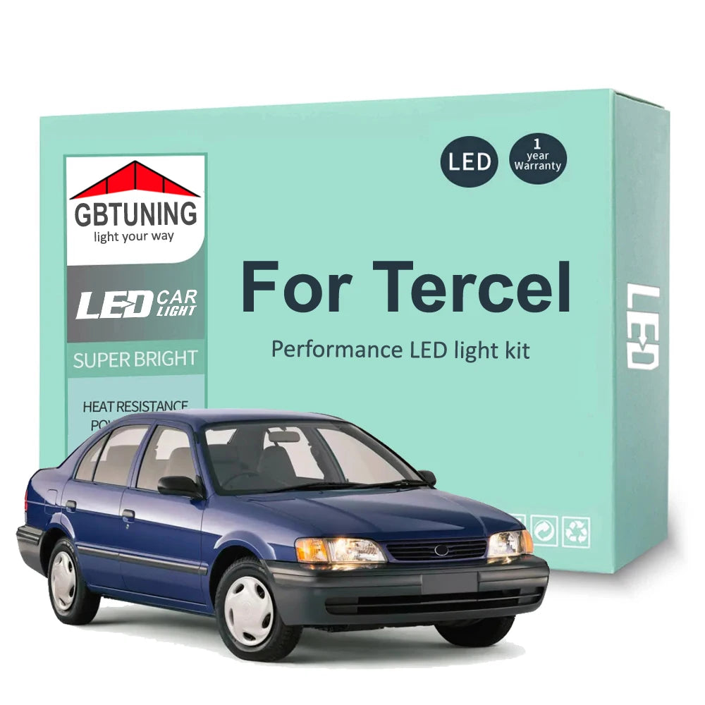 LED Interior Light Kit for Toyota Tercel L10 L20 L30 L40 L50 1979-1995 - Canbus Dome Map Door Trunk Bulbs | AUTOKITSHOP