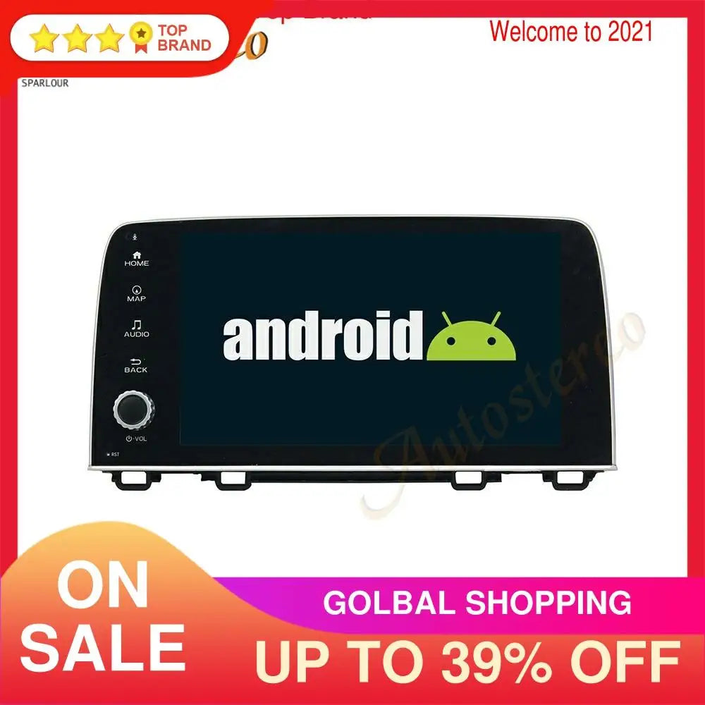 Carplay For Honda CRV CR-V 2017 2018 2019 2020 2021 Android 14 Car GPS Navigation Car Mult