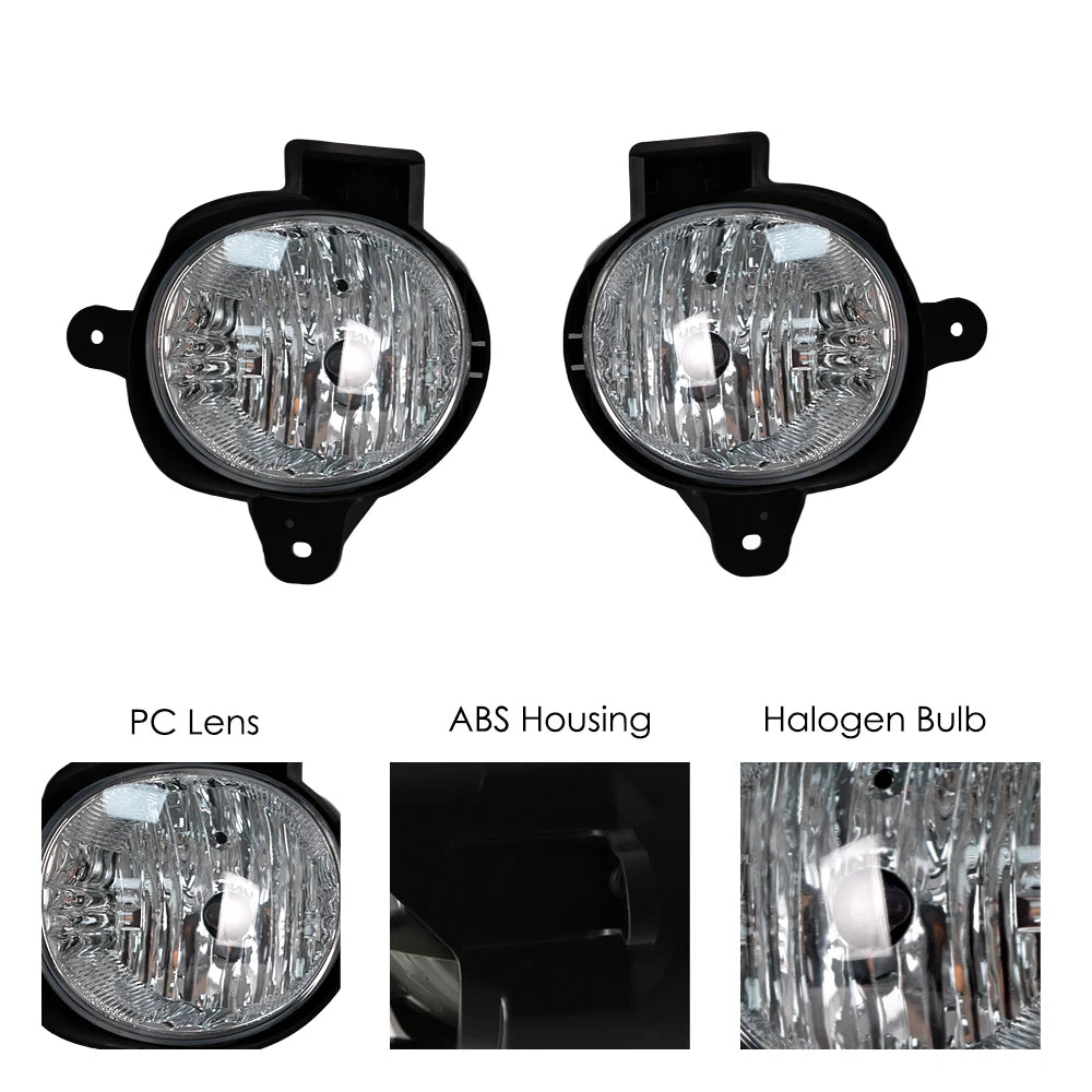 For Toyota Hilux Vigo Champ 2011 2012 2013 2014 M&C Car Fog Light Assembly Kit Front Bumpe | AUTOKITSHOP