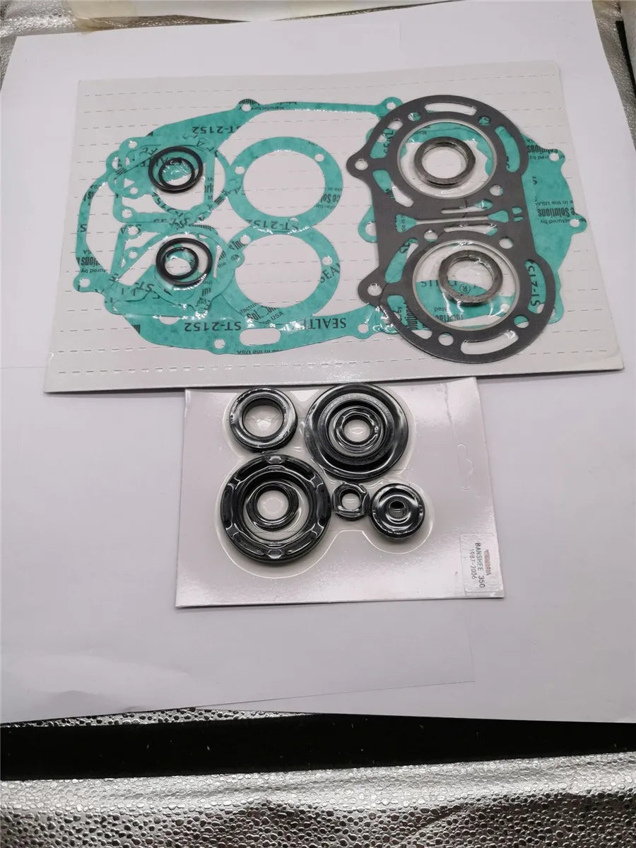 Engine Gasket Set With Oil Seals Complete Kit for Yamaha Banshee 350 YFZ350 1987-2006