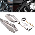 Motorcycle Chrome Mid-Frame Air Deflector For Harley Touring Street Electra Glide Road King FLHR - Automotive LED Light