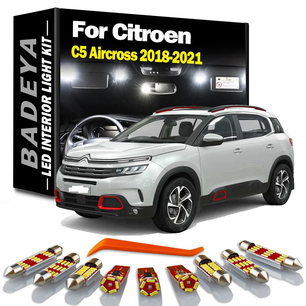 12-Piece LED Interior Light Kit for C5 - Canbus Error-Free Interior Bulbs