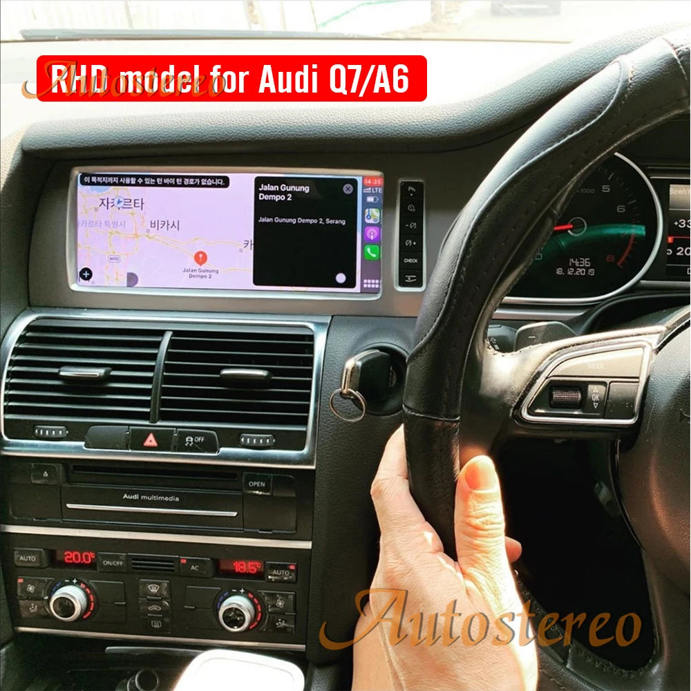 For Audi A6 2005-2012 Auto Stereo Android 13 Carplay Car DVD Player GPS Navigation Multime