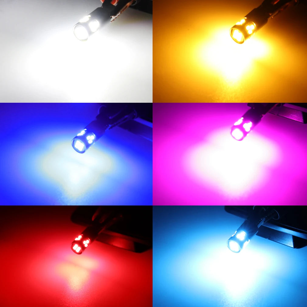 2-Piece LED Interior Light Kit for W5W T10 - Canbus Error-Free Interior Bulbs