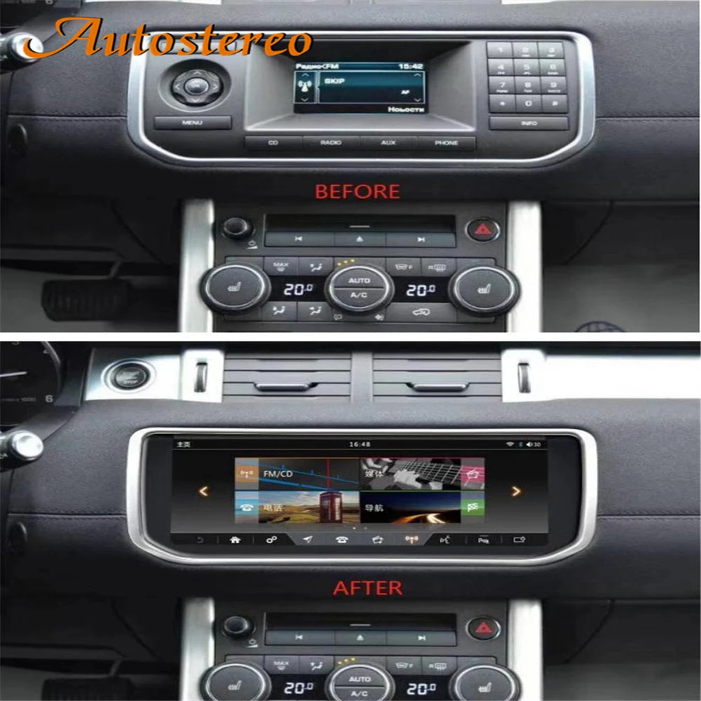 Android 14 Carplay For Iand Rover Lange Rover Evoque LRX L538 2011-2019 1920HD Car Radio A