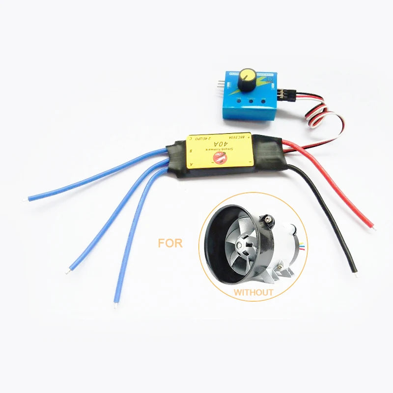 12V 40A ESC Drive Controller Max 480W for Car Electric Turbine Power Turbo Charger Tan Boo