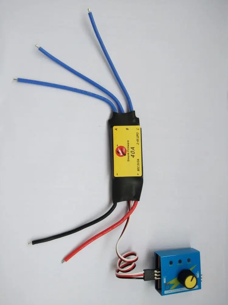 12V 40A ESC Drive Controller Max 480W for Car Electric Turbine Power Turbo Charger Tan Boo