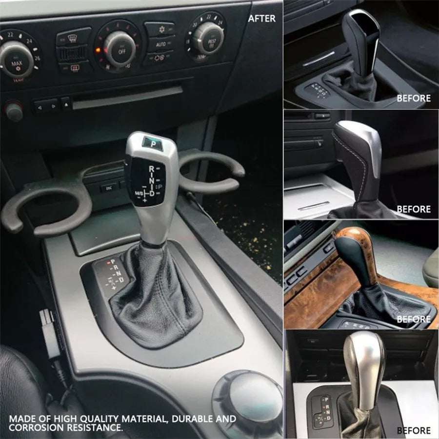 Modified Led Gear Shift Knob Shifter Lever for BMW E46 E60 E61 E81 E82 E87 E88 E89 E90 E91
