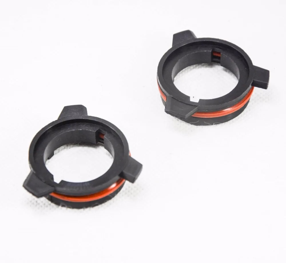 Rockeybright 2pc d2s d2r hid bulb adapter converter d2c d2s base bulb holder for bmw e39 b