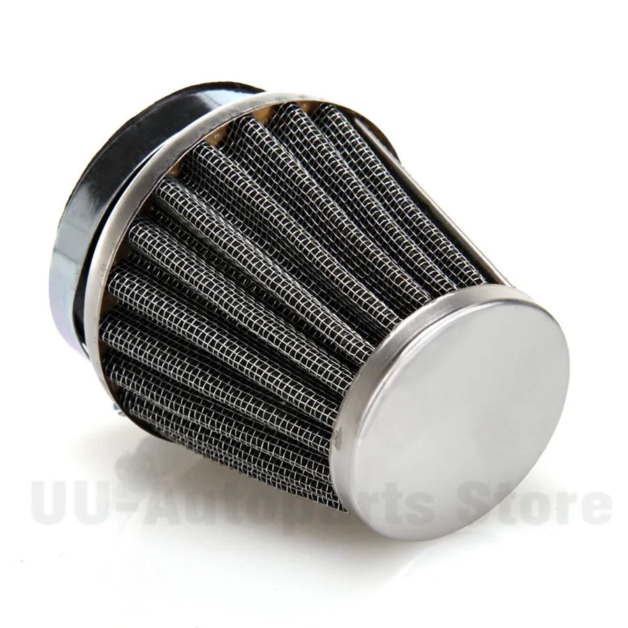 54mm Air Filters Universal Tapered Chrome Pod Clean Mushroom Head Cleaner for Motorcycle C