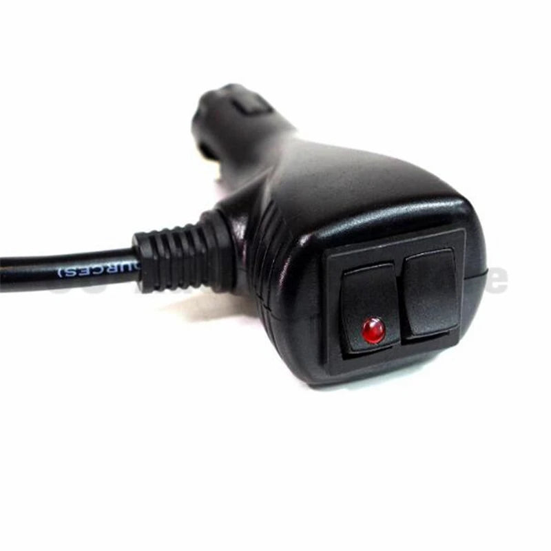 12V 10 ft 3 Wires Cigarette Cigar Lighter Socket Plug Connector & Extension Wire With On O