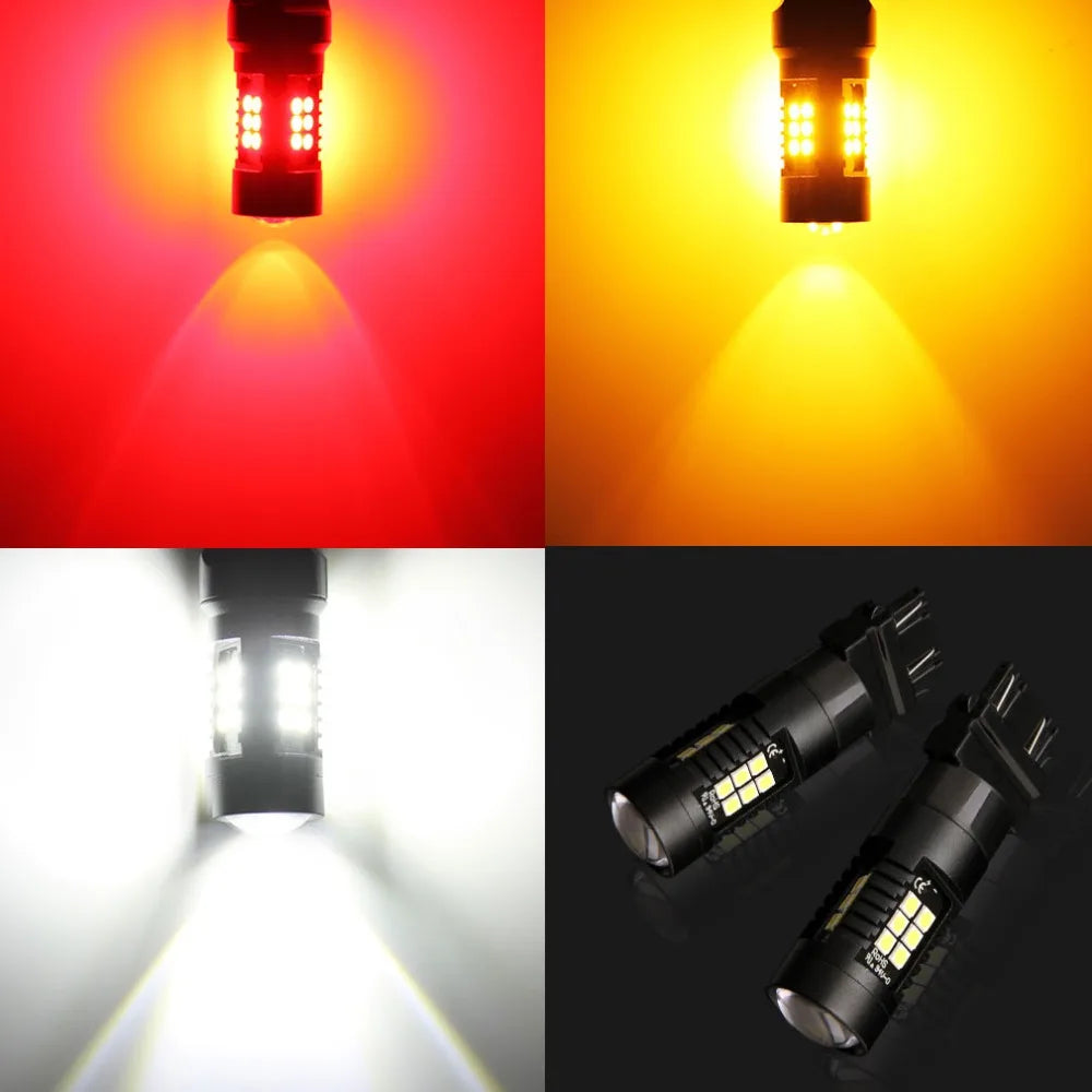 T25 3157 Led Bulb P27/7W High Power 21 3030SMD Auto Led Light Car Stop Brake Turn Signal L
