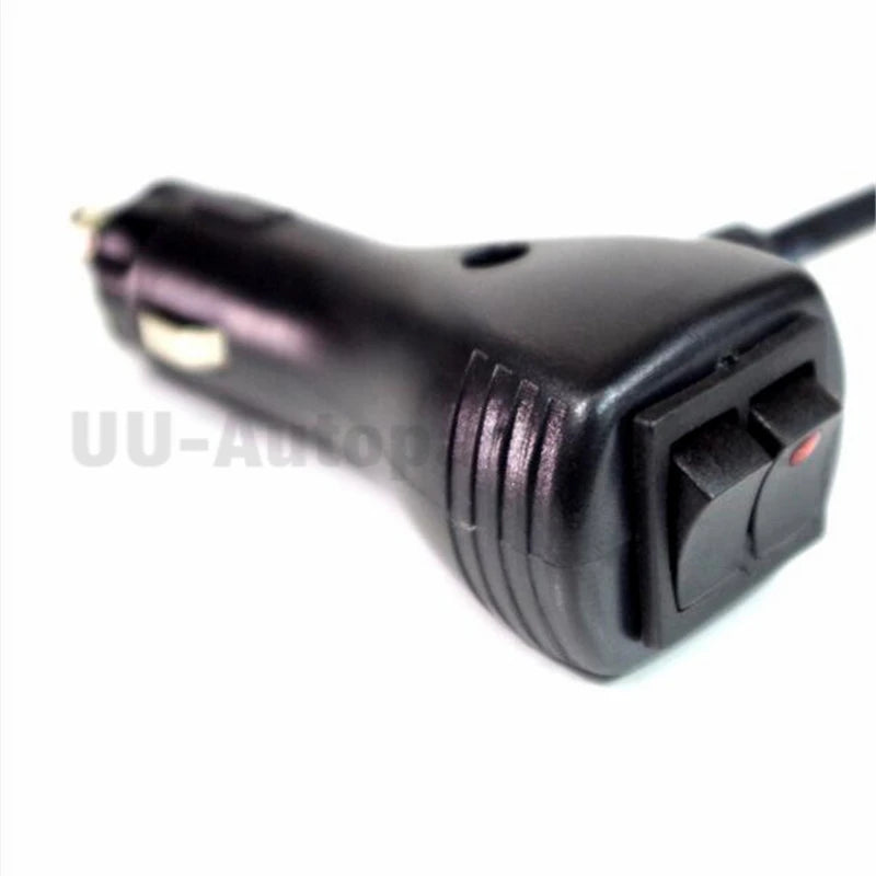12V 10 ft 3 Wires Cigarette Cigar Lighter Socket Plug Connector & Extension Wire With On O