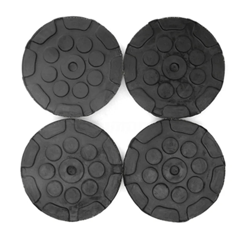 FYUU 4pcs/lot Rubber Jacking Pad Anti-slip Protector Floor for Heavy Duty Round Lift Pads