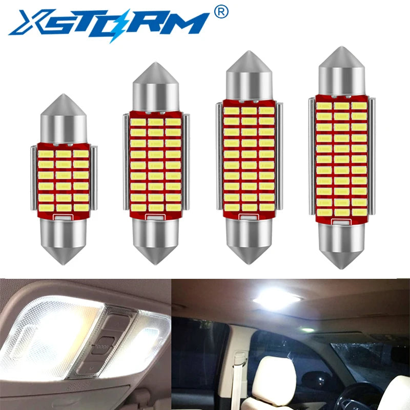 1-Piece LED Interior Light Kit for C10W C5W - Canbus Error-Free Interior Bulbs