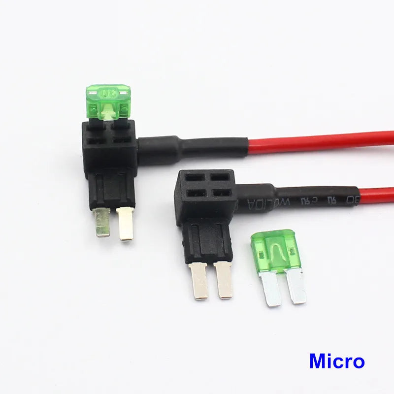 Rockeybright 5A 10A 30A Blade Fuse Boxes Holder Add A Circuit Standard Mini Micro Car Pigg