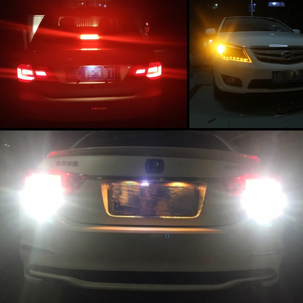 1156 BA15S P21W Led Bulbs 1157 BAY15D P21/5W Led BA15D BAU15S PY21W Ampoule Car Turn Signa