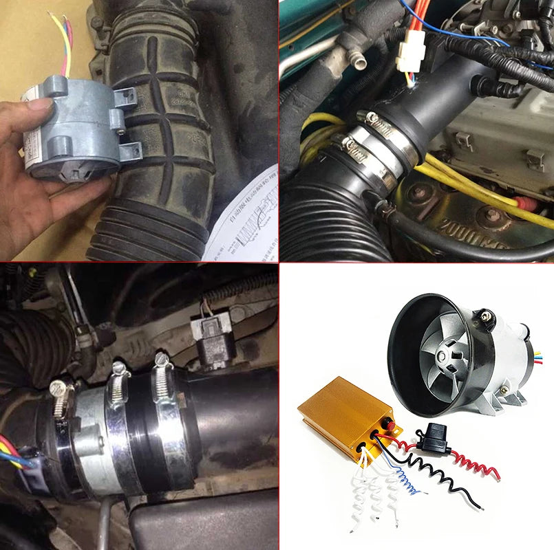 Universal Car Turbocompressor Turbo Charger with Automatic Controller Maximum 300W 35000 R