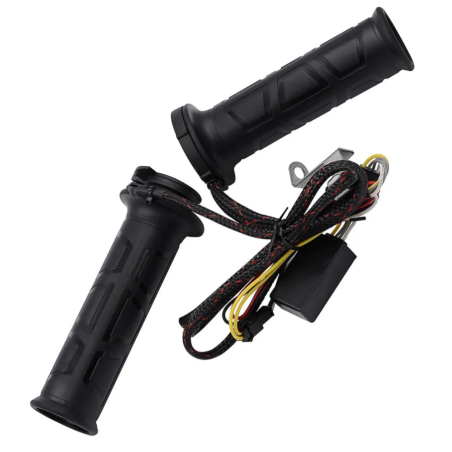 FYUU 7/8" 12W-24W Adjustable Temperature Motorcycle Handlebar Electric Heated Handle Motor