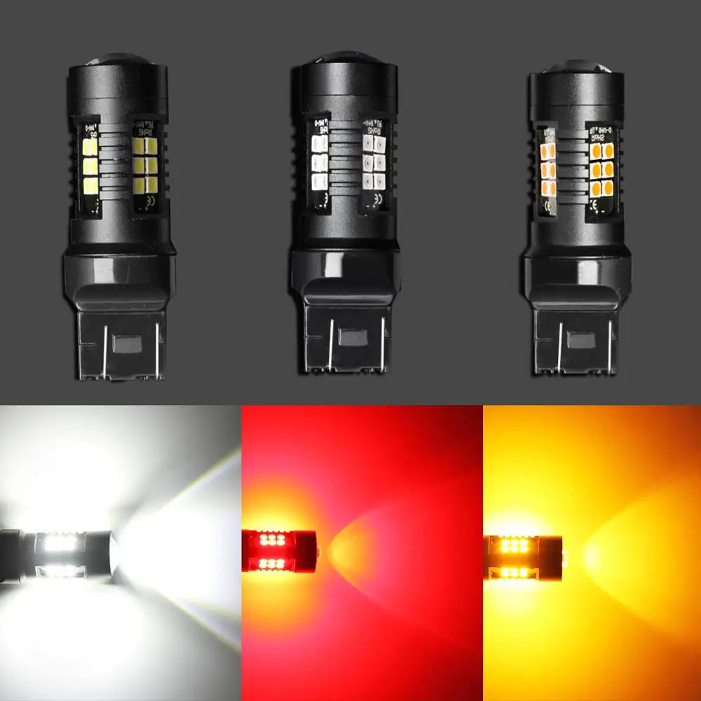 T20 LED Light Canbus W21W W21/5W Led Signal Light Bulb WY21W 7440 7443 T25 3156 3157 P27/7