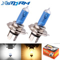 H4 55W 12V Super White Yellow Fog Lights Halogen Bulb High Power Car Headlight Lamp Car Li