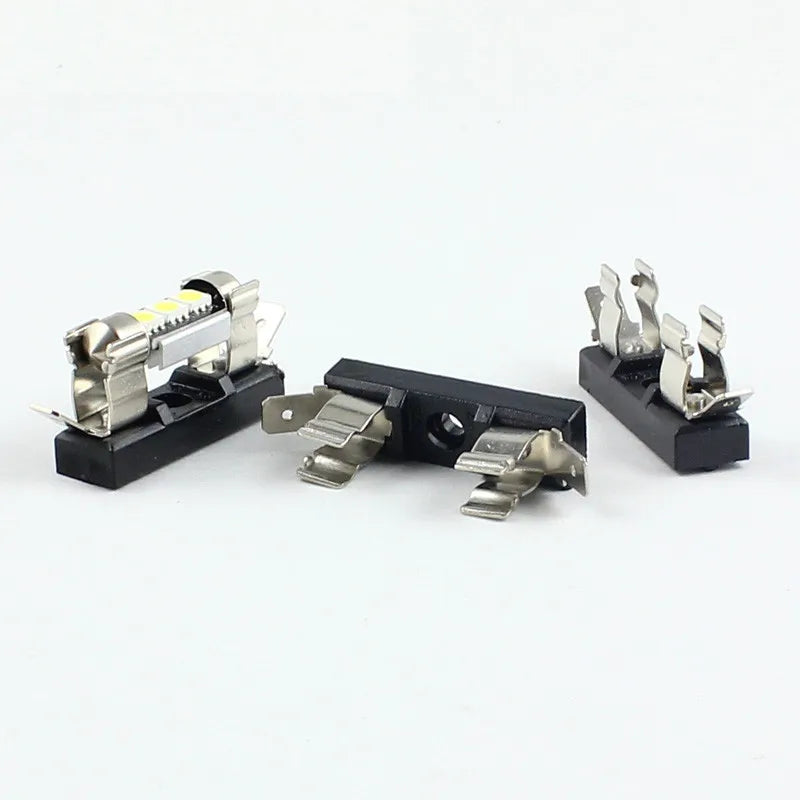 Rockeybright 10-200pcs led C5W 31mm 36mm adapters socket festoon 31mm-36mm license lamp do