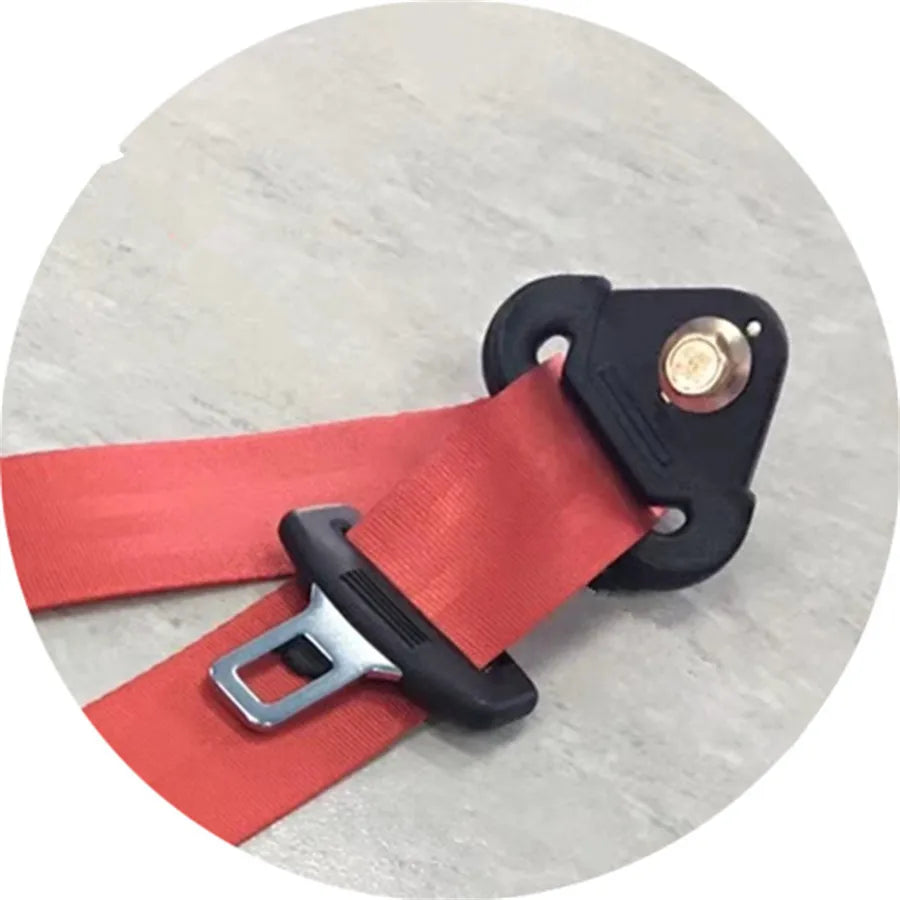 Universal Red Car Seat Belts Safety Belt Extender Extension Buckle Adujstable Shoulder Sea