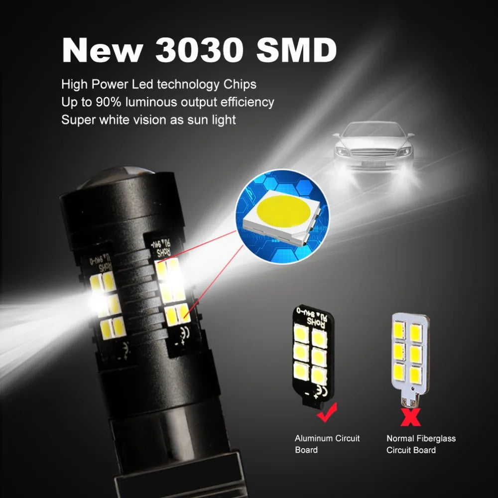 T25 3157 Led Bulb P27/7W High Power 21 3030SMD Auto Led Light Car Stop Brake Turn Signal L