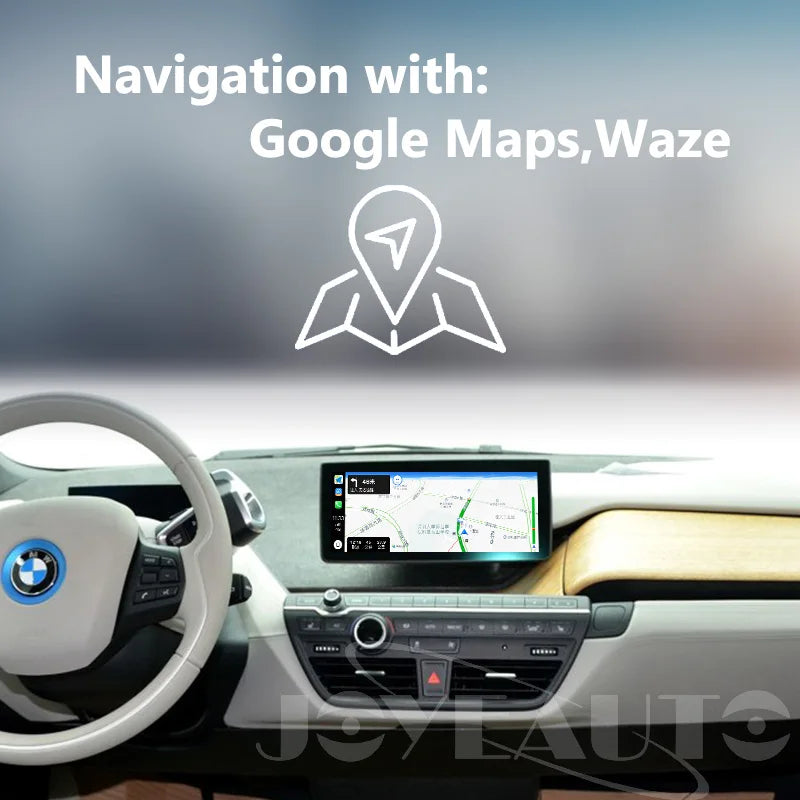 Wireless Apple CarPlay Android Auto Retrofit Module for BMW i3 2013-2017 - Support Reverse Camera