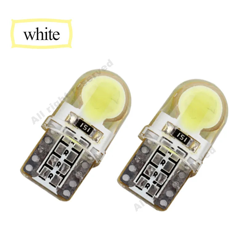 Auto T10 Led Cold White 194 W5W LED 168 COB Silica Car Super Bright Turn Side License Plat