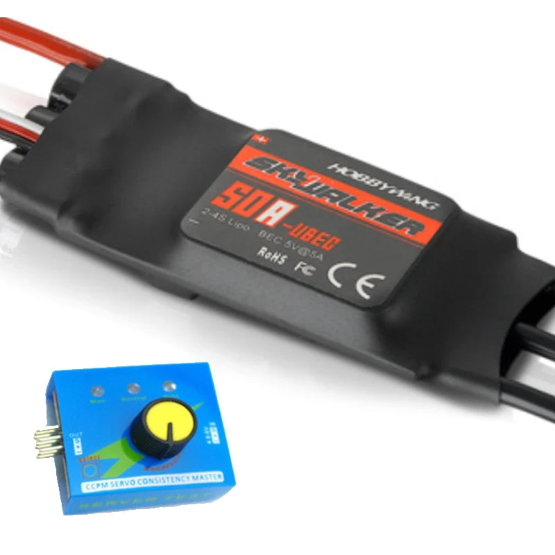 12V 50A ESC Drive Controller Max 600W for Car Electric Turbine Power Turbo Charger Tan Boo