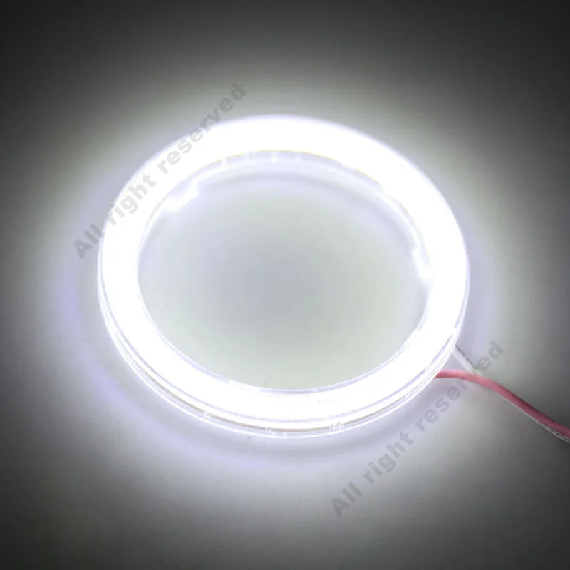 Auto Angel Eyes Halo Rings 6000k Cob led headlight Led Angel Eyes Headlight for Car Auto M