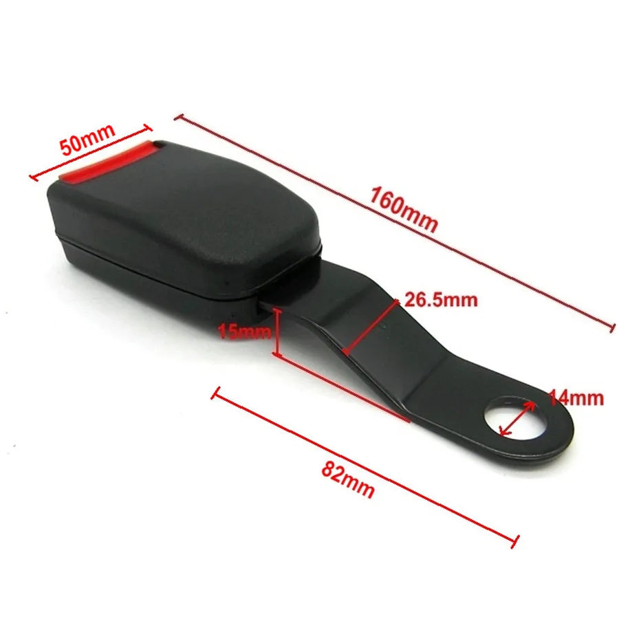 Universal Red Car Seat Belts Safety Belt Extender Extension Buckle Adujstable Shoulder Sea