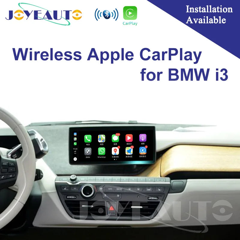 Wireless Apple CarPlay Android Auto Retrofit Module for BMW i3 2013-2017 - Support Reverse Camera
