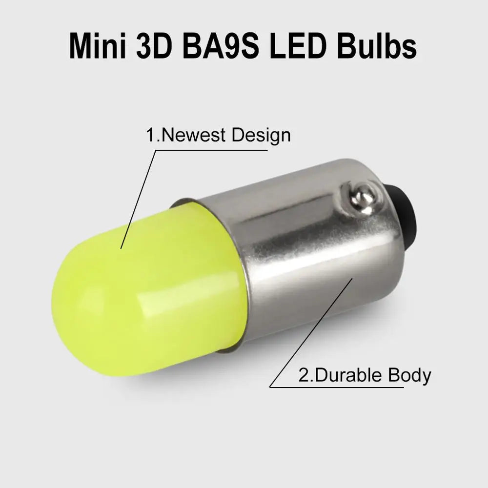 T4W H6W Led Light Canbus BA9S T11 Signal Light 3D Car Interior Light Auto Dome Lamp Readin