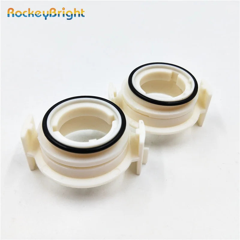 Rockeybright 2pcs D2S Xenon For HID Headlight Adapters Bulb Holders For BMW E46 325ci 325i