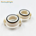 Rockeybright 2pcs D2S Xenon For HID Headlight Adapters Bulb Holders For BMW E46 325ci 325i