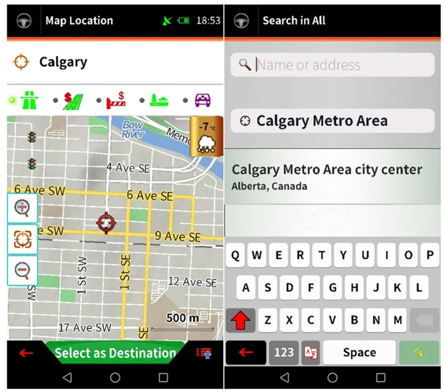 Android Car GPS Navigation Europe Map 16GB SD Card France Italy Spain