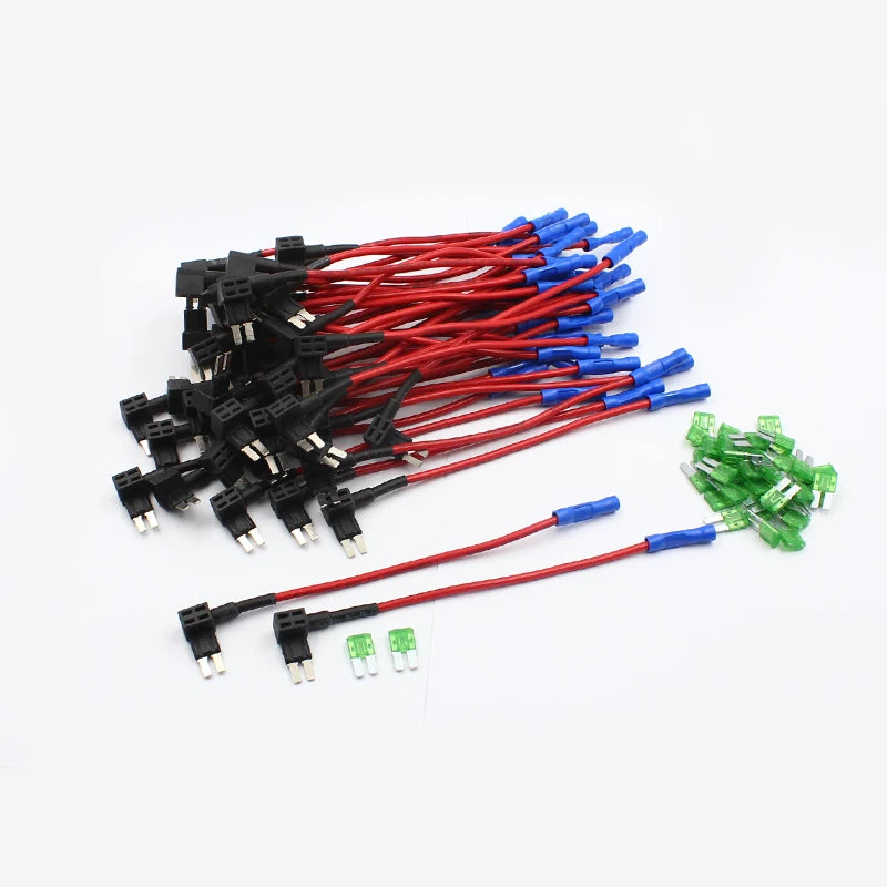 Rockeybright 5A 10A 30A Blade Fuse Boxes Holder Add A Circuit Standard Mini Micro Car Pigg