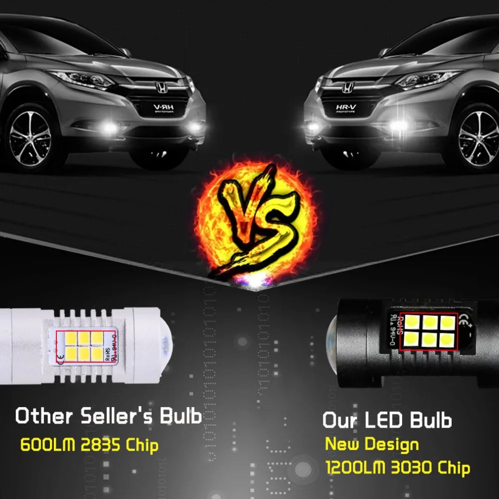 T20 W21W W21/5W LED 7440 7443 SRCK LED Bulb Auto Lights Bulbs Car Turn Signal Lamp Backup