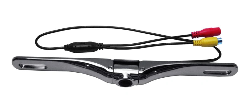 18 Car Rear View Camera License Plate Mount Silver / Black Reverse Backup Camera License P
