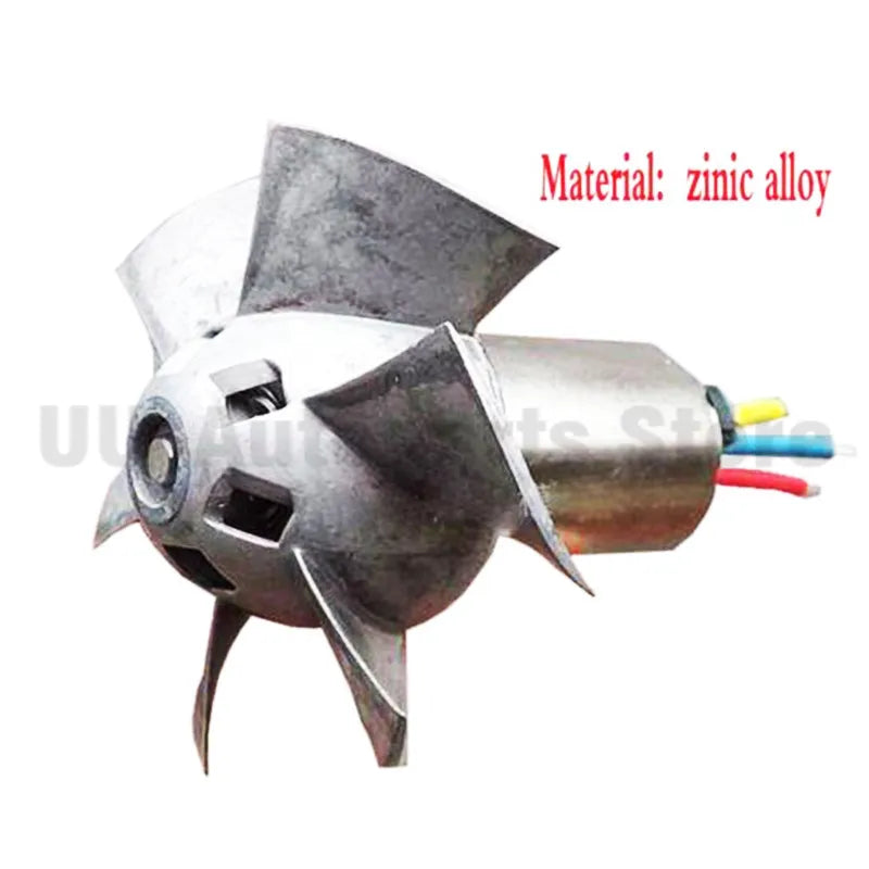 Universal Car Electric Turbine Power Turbo Charger Tan Boost Air Intake Fan 12V
