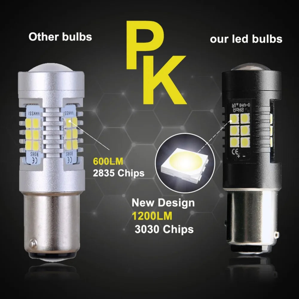 1157 BAY15D Led Bulb P21/5W 21 3030SMD Auto Leds Bulbs Brake Tail Lamp Car Backup light 12