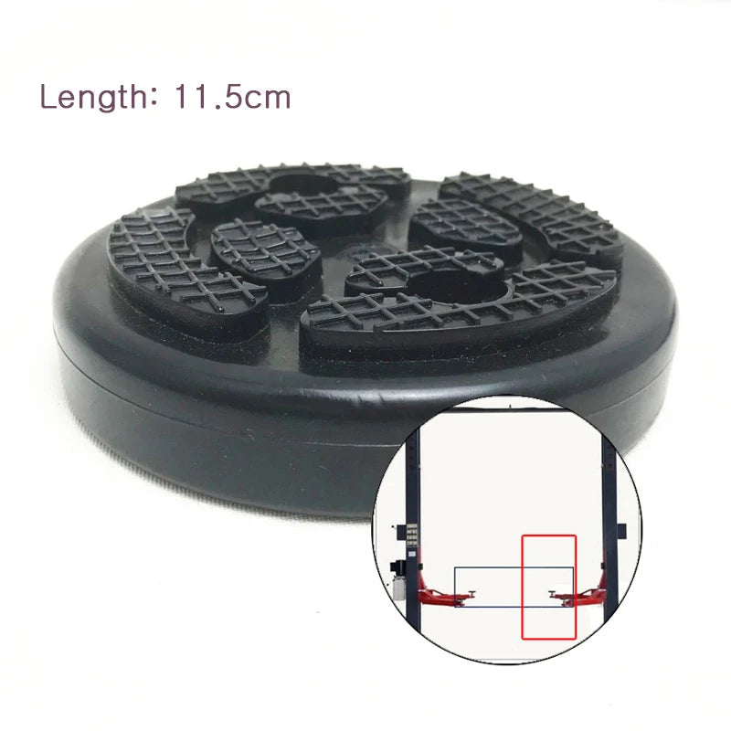 4pcs/lot Balck Color Lift Pad Round Heavy Rubber Pads for Car Truck Lift Accessories
