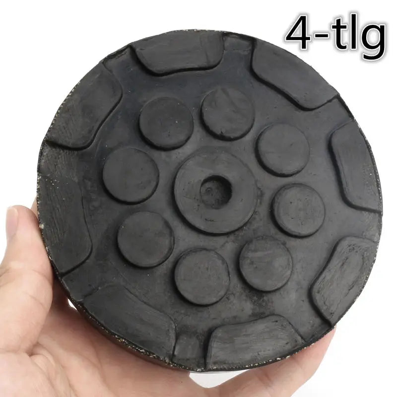 FYUU 4pcs/lot Rubber Jacking Pad Anti-slip Protector Floor for Heavy Duty Round Lift Pads